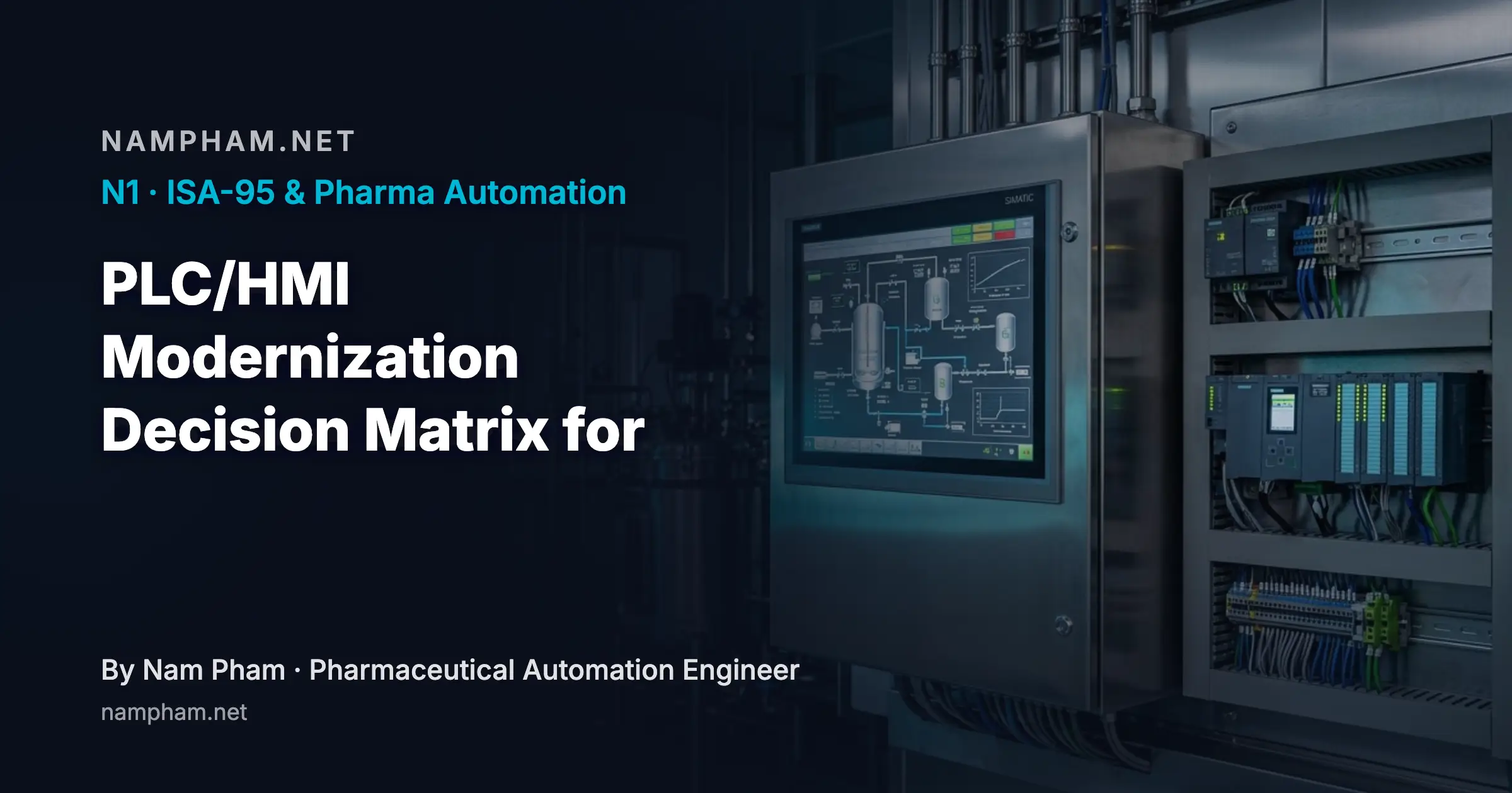 PLC HMI Modernization for Pharma GMP | Retrofit Guide